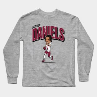 Jayden Daniels Caricature Long Sleeve T-Shirt